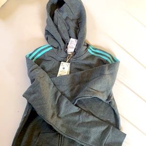 NEW ADIDAS zip up fleece size M